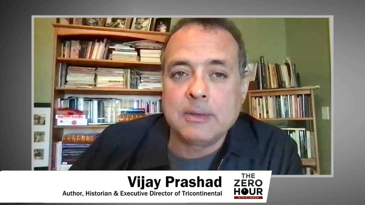 Best Of: Vijay Prashad: How the Gaza Attacks Could Reshape the Middle East - The Zero Hour with RJ Eskow cover