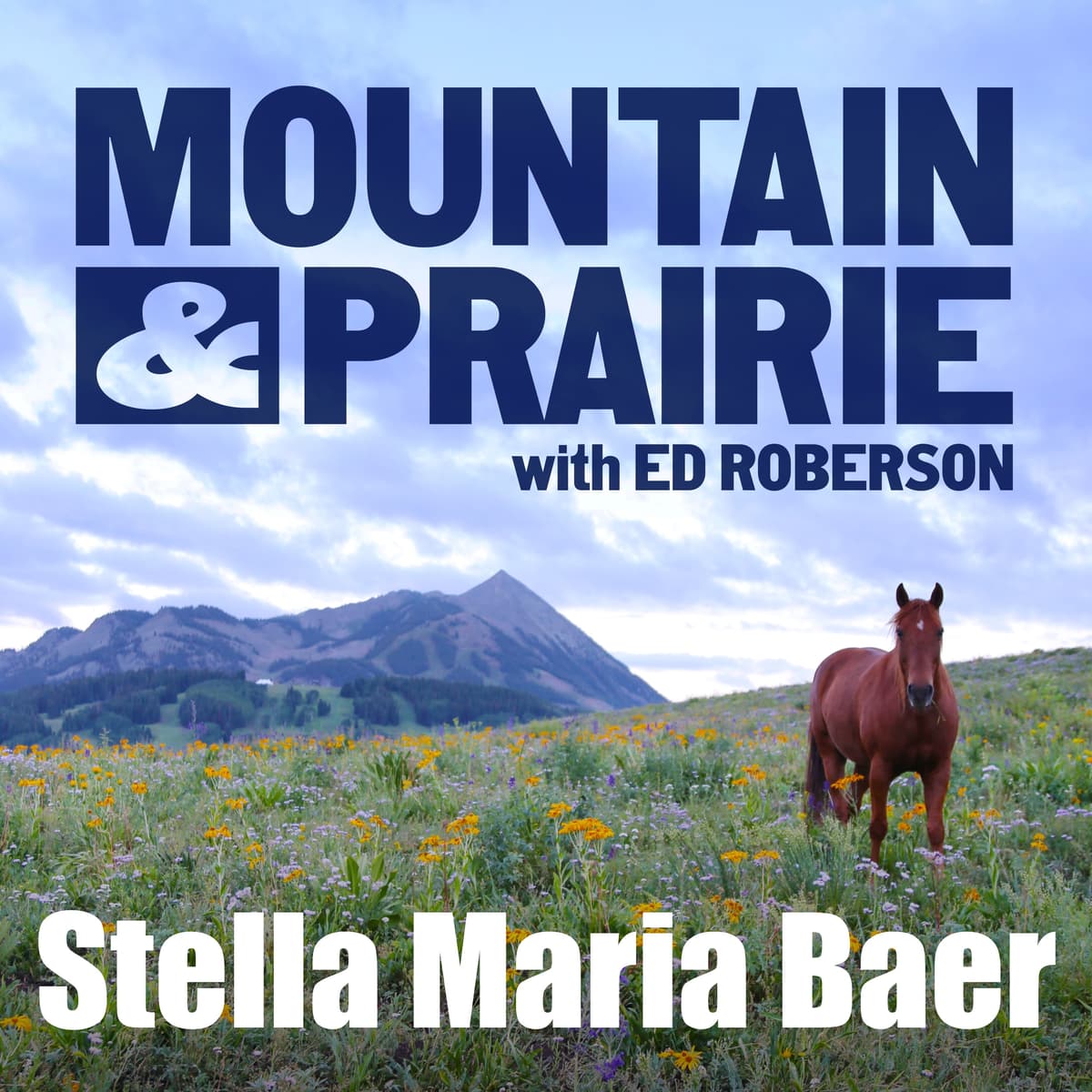 Stella Maria Baer – Moons, Horses, and New Mexico Light - Mountain & Prairie with Ed Roberson cover