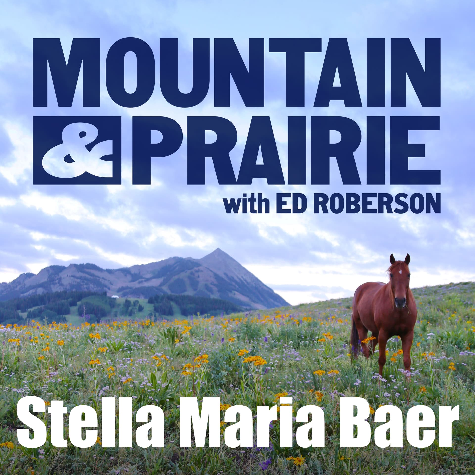 Stella Maria Baer – Moons, Horses, and New Mexico Light — Mountain & Prairie with Ed Roberson cover