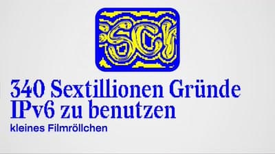 340 Sextillionen Gründe, IPv6 zu benutzen (fsck2026) — Chaos Computer Club - recent events feed cover