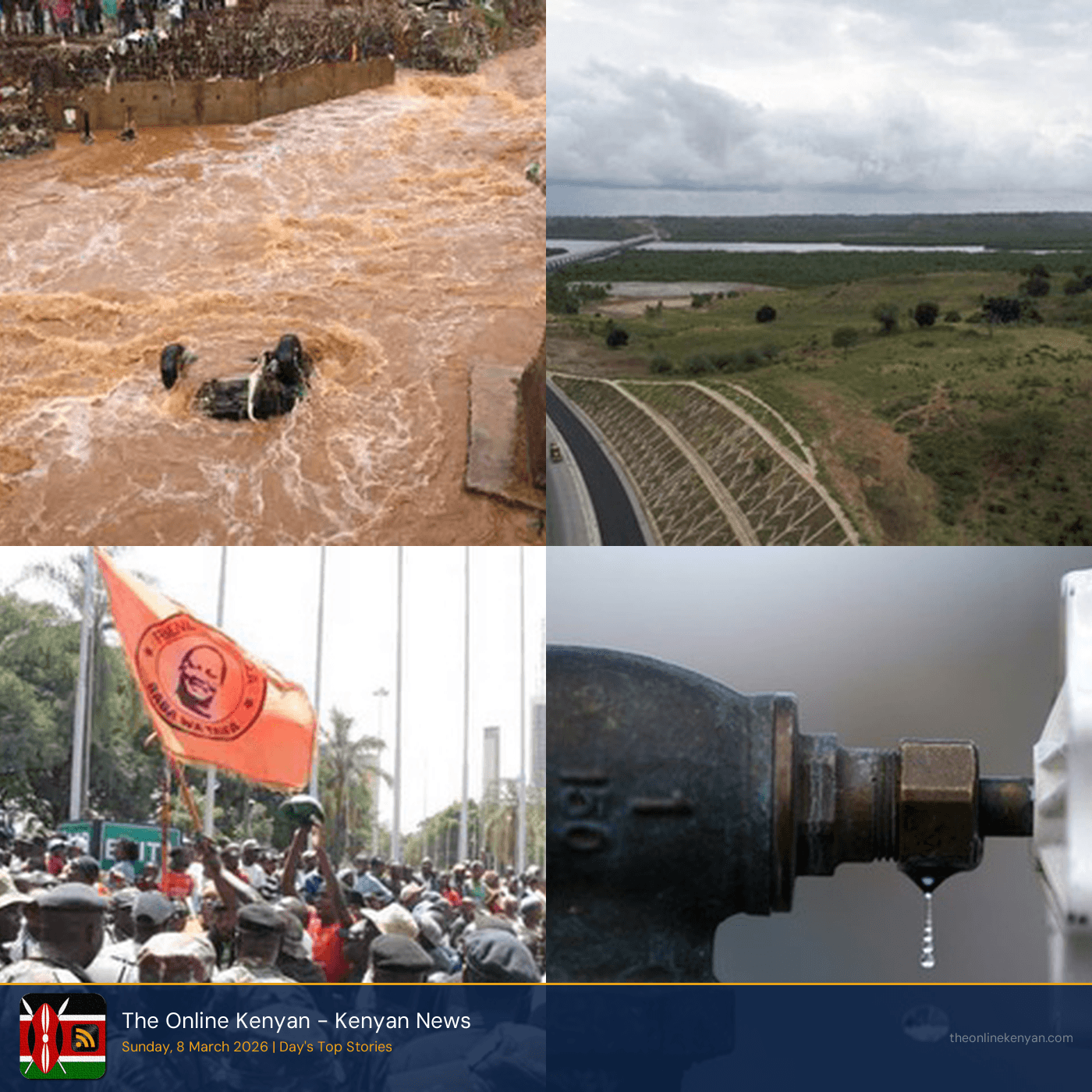 Kenya News Brief - Sunday, Mar 8, 2026 - TheOnlineKenyan Daily Brief cover