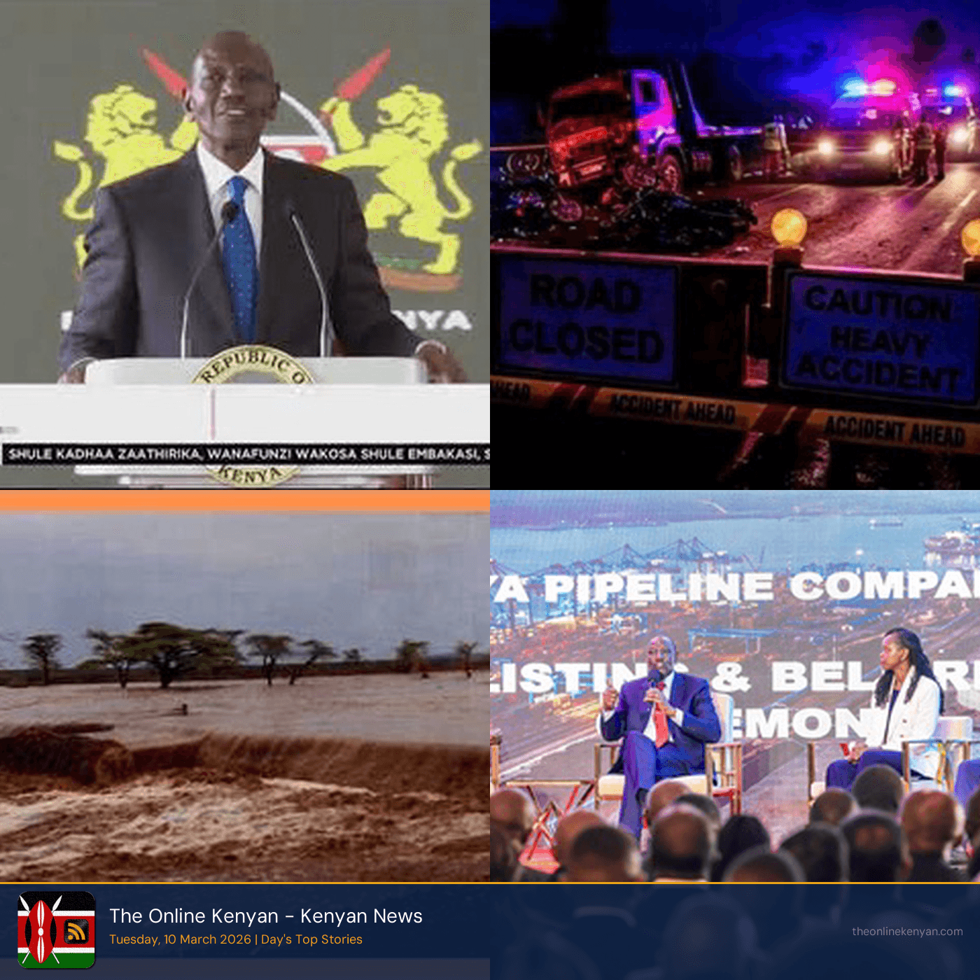 Kenya News Brief - Tuesday, Mar 10, 2026 - TheOnlineKenyan Daily Brief cover