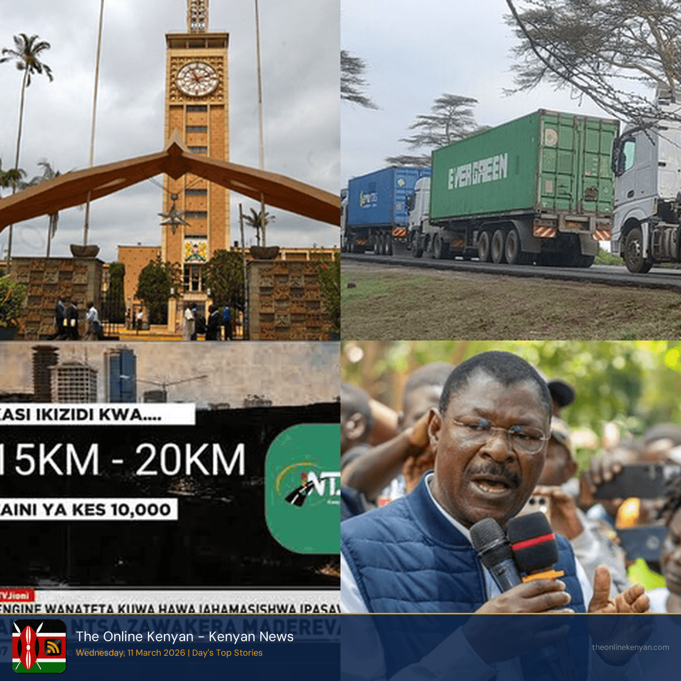 Kenya News Brief - Wednesday, Mar 11, 2026 - TheOnlineKenyan Daily Brief cover