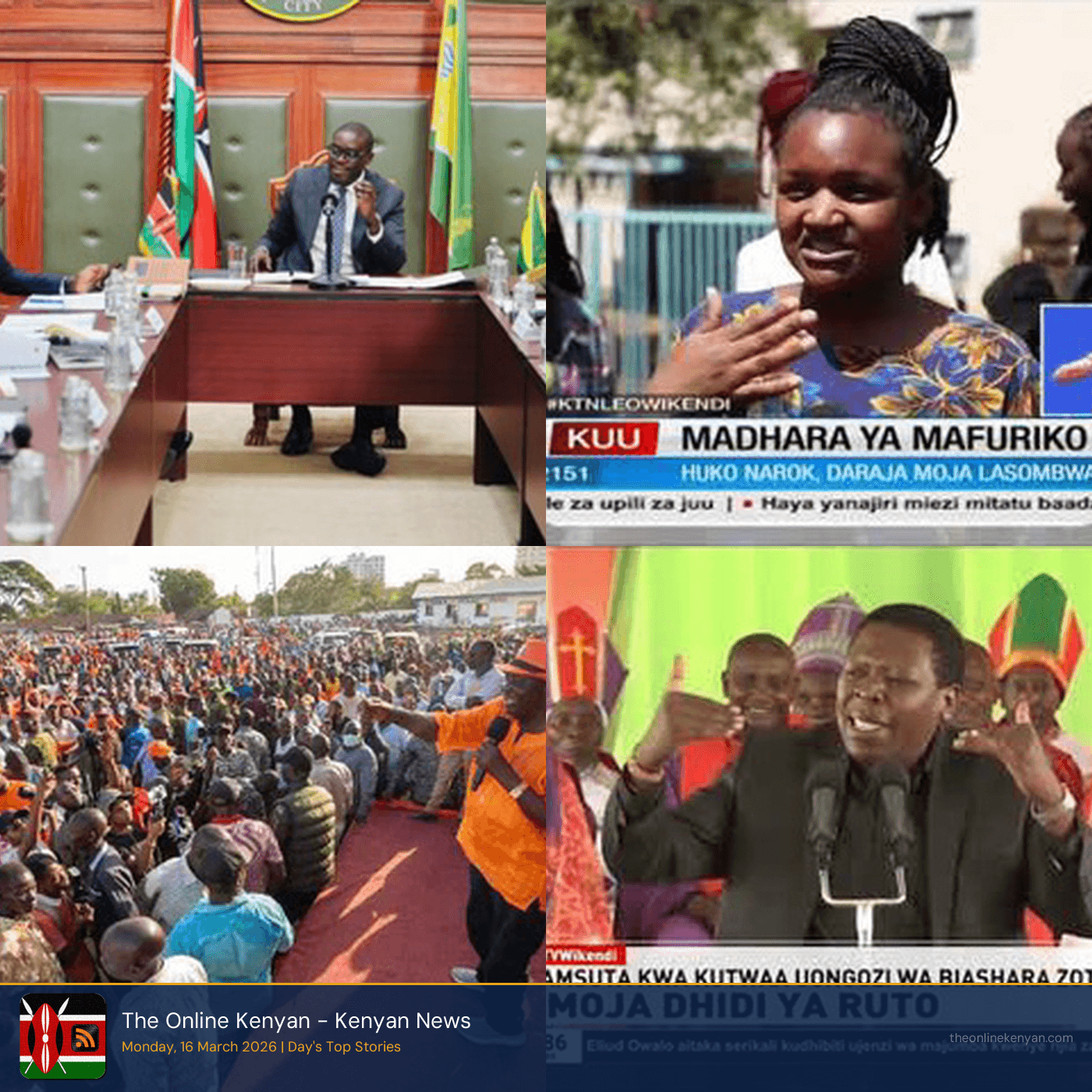 Kenya News Brief - Monday, Mar 16, 2026 - TheOnlineKenyan Daily Brief cover