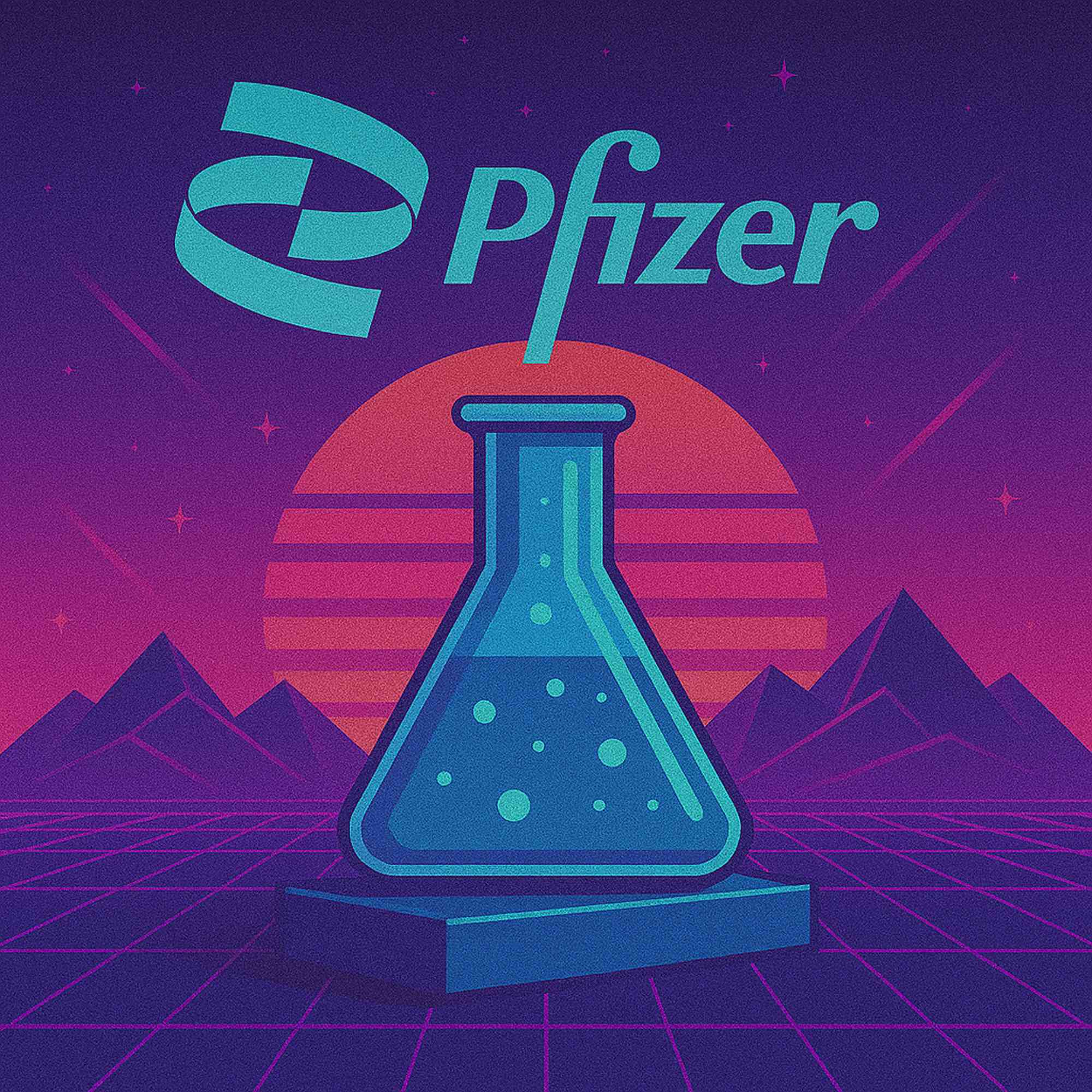 Pfizer: Pioneering the frontiers of medicine, one breakthrough at a time. - Curious Cat cover