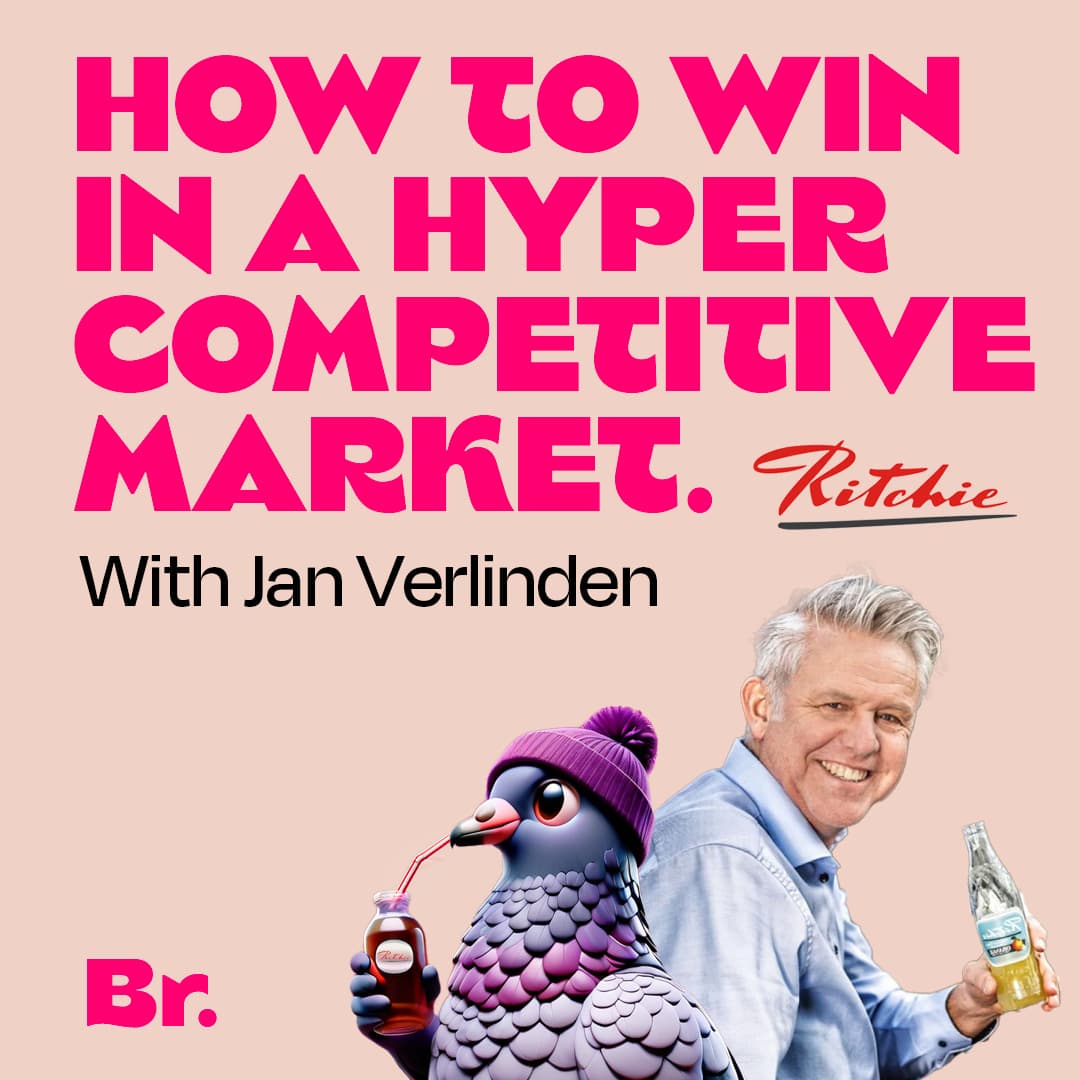 How to compete in a hyper competitive market with Jan Verlinden. - Let's talk branding cover