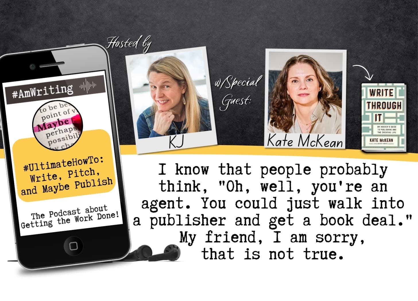 The Ultimate How To: Write, Pitch, Maybe Publish with Kate McKean from Agents+Books - #AmWriting  cover