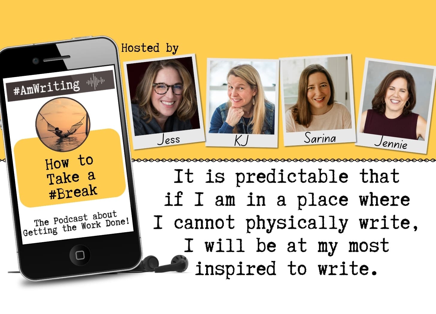 How to Take a Break - #AmWriting  cover