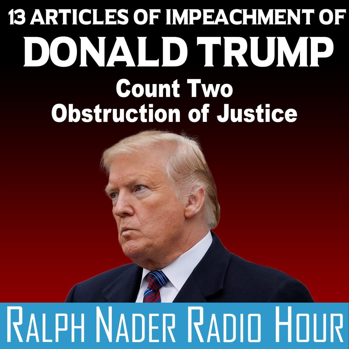 13 Articles of Impeachment of Donald Trump - Count Two: Obstruction of Justice - Ralph Nader Radio Hour cover