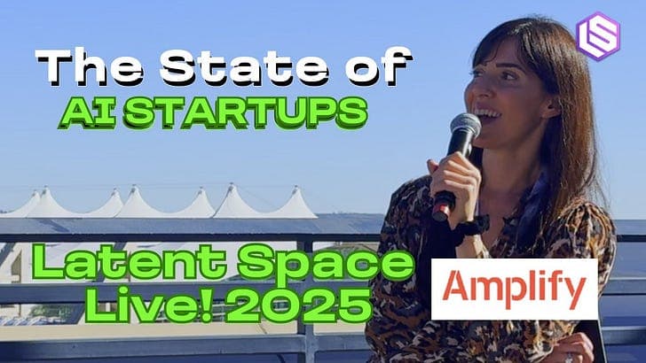 [State of AI Startups] Memory/Learning, RL Envs & DBT-Fivetran — Sarah Catanzaro, Amplify - Latent Space: The AI Engineer Podcast cover