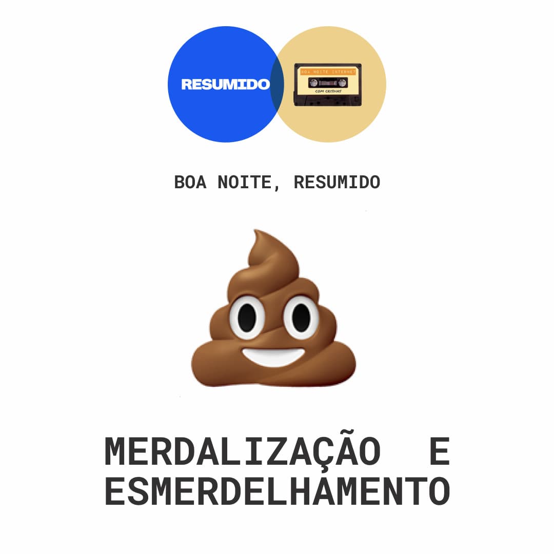 Merdelização e esmerdelhamento — Boa Noite, RESUMIDO - Boa Noite Internet cover