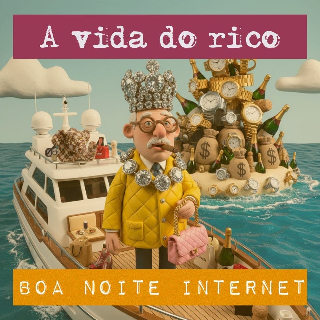A vida do rico é diferente — com Michel Alcoforado - Boa Noite Internet cover