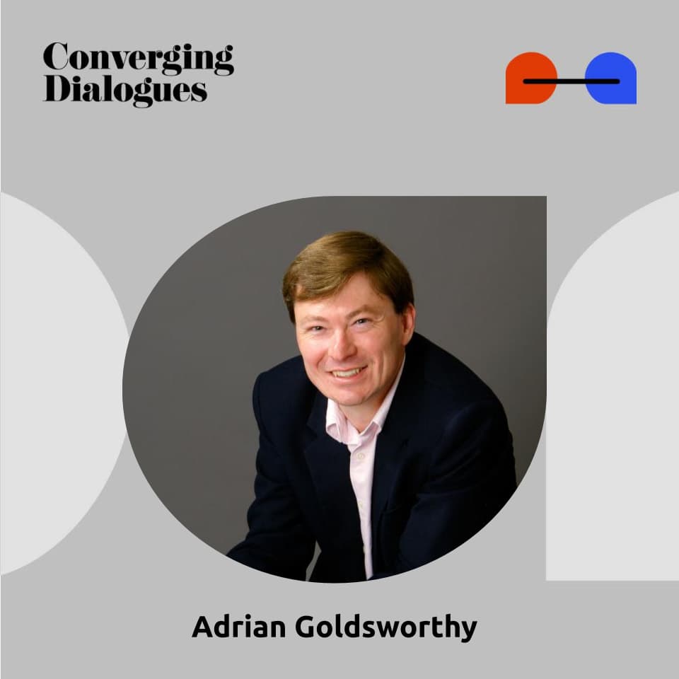 #485 - Augustus: The First Emperor of Rome: A Dialogue with Adrian Goldsworthy - Converging Dialogues cover