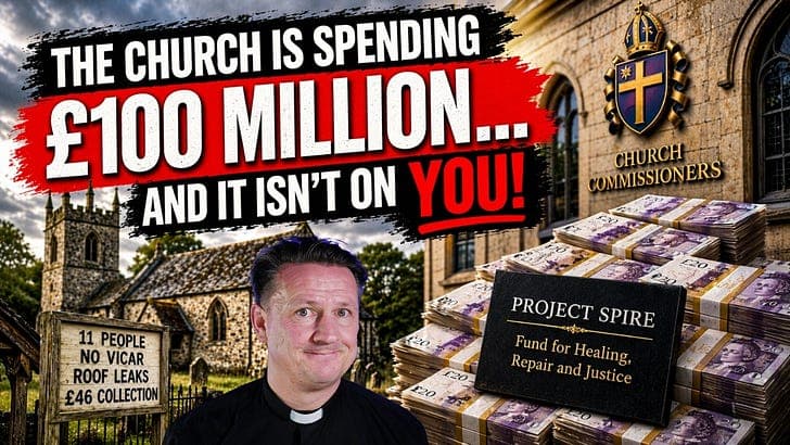 The Church Is Spending £100 Million And It Isn't On You! - Rev Dan cover
