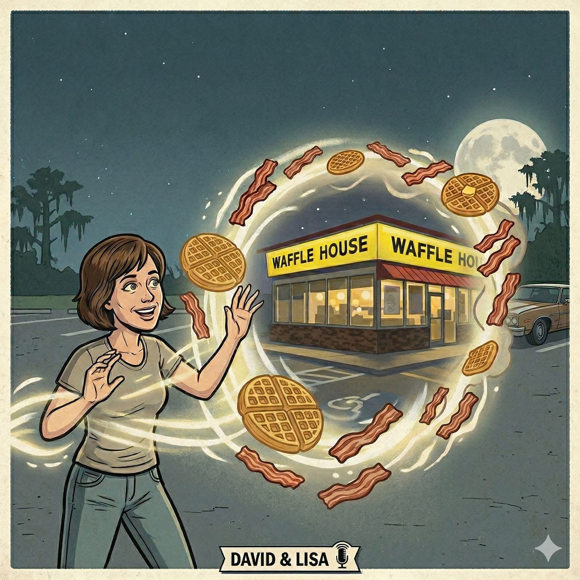 Lisa wants to be teleported to Waffle House too 👽 🌀🧇 - 3/22/2026 - This Week in Outrage cover