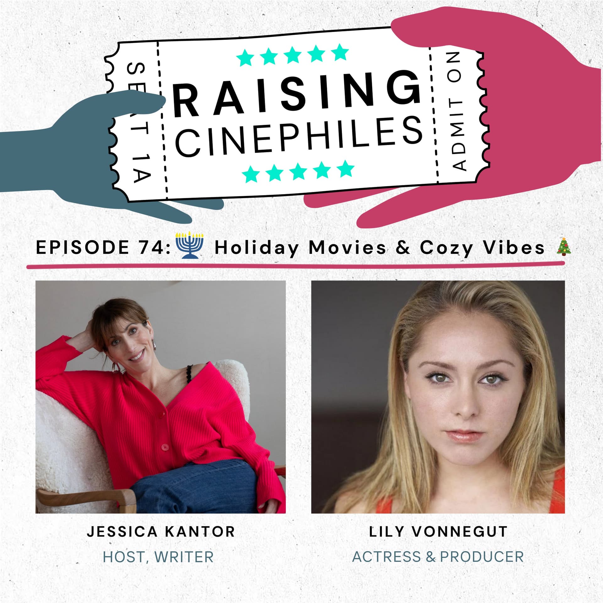 🎬 Holiday Movies & Cozy Vibes with Lily Vonnegut 🎄 — Raising Cinephiles cover