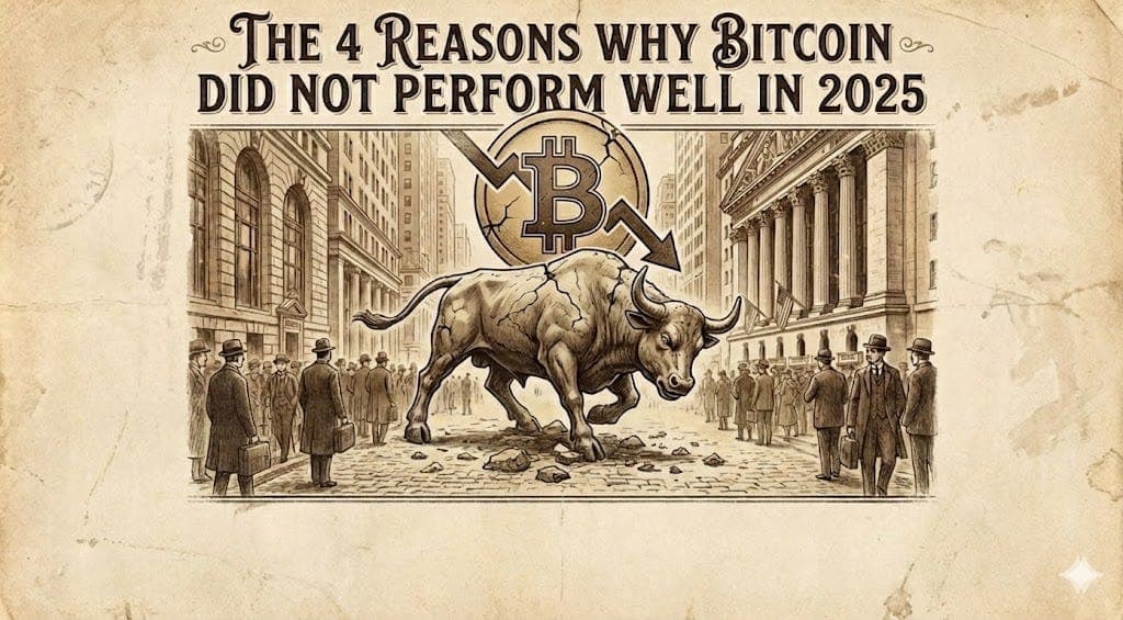 The 4 Reasons Why Bitcoin Did Not Perform Well In 2025 - The Pomp Letter cover