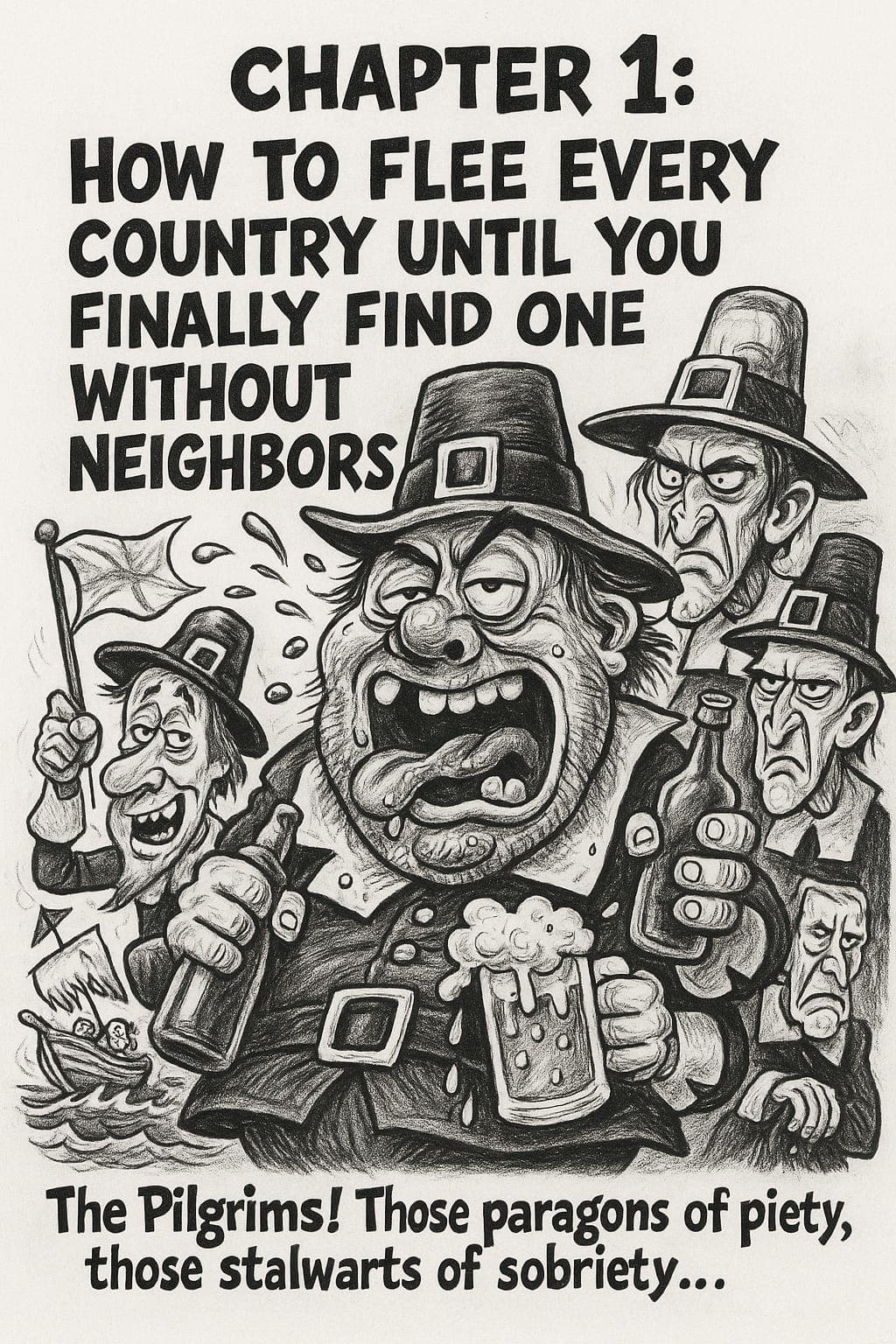 The Pilgrims: God’s Least Enjoyable Party Guests - Cary Harrison Files cover