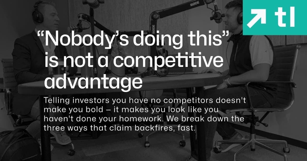“Nobody’s doing this” is not a competitive advantage - Traction Lab Podcast cover
