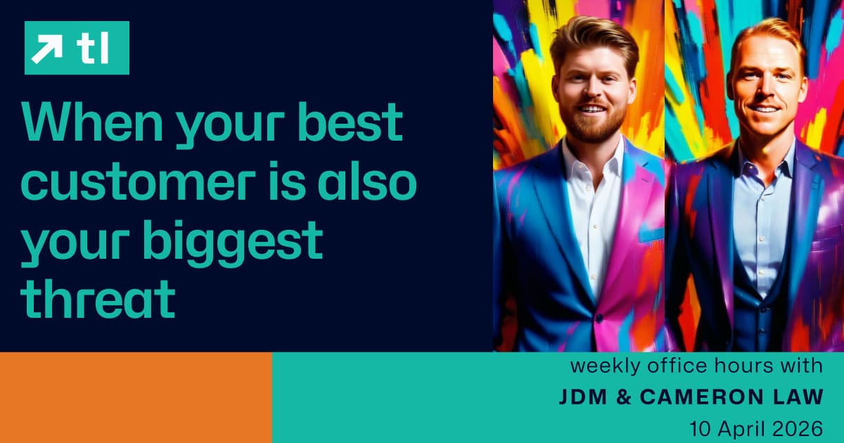 When your best customer is also your biggest threat - Traction Lab Podcast cover