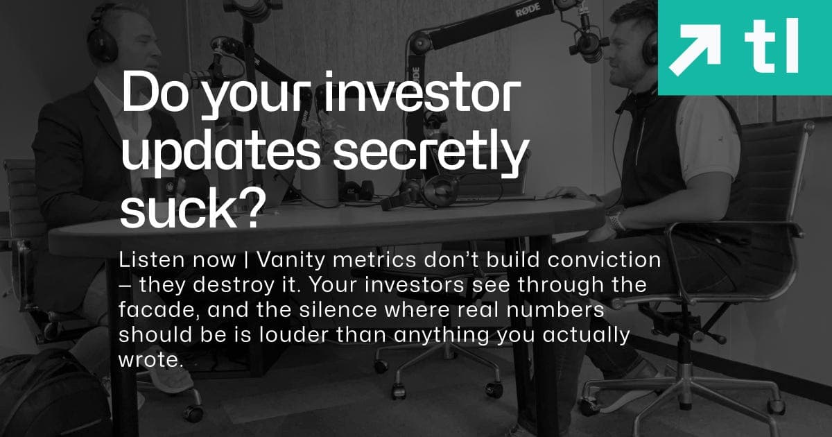Do your investor updates secretly suck? - Traction Lab Podcast cover