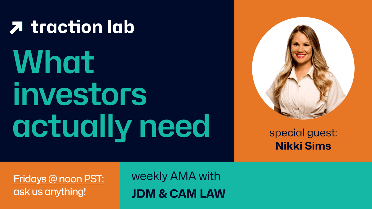 Weekly AMA: what investors actually need - Traction Lab Podcast cover