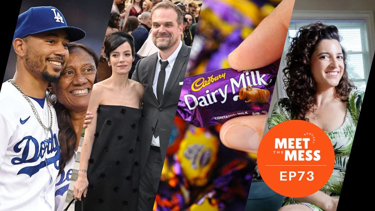 Government Shutdown, Lily Allen & David Harbour Breakup, TikTok Slang, LA Dodgers, SNAP Cuts, Billboard Brides, Renting Grandmas, and More! - Meet the Mess cover
