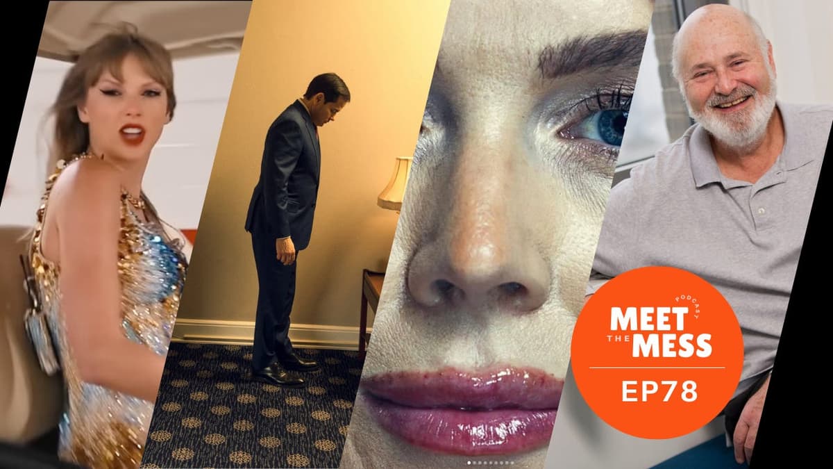 Rob Reiner Tragedy, Vanity Fair Trump Admin Photos, Venezuela History Lesson, P. Diddy Doc, Taylor Swift Doc, and More! - Meet the Mess cover