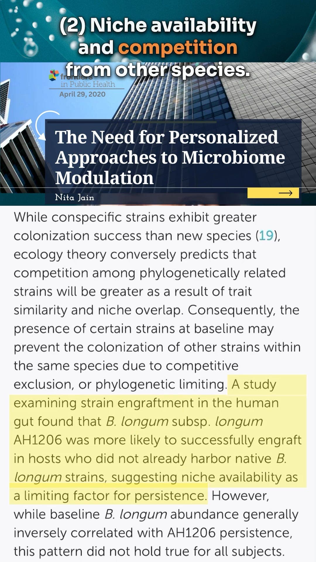 Why Probiotics Can’t Colonize the Gut - Evolving with Nita Jain cover