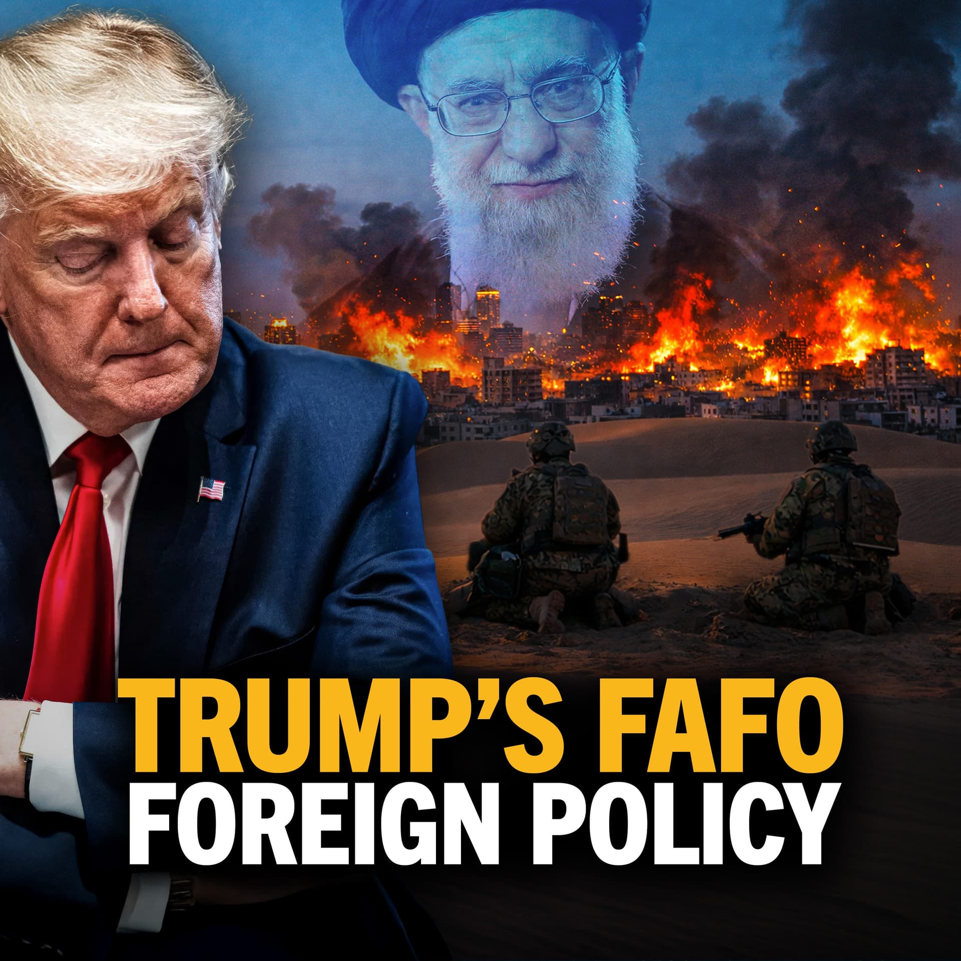 Trump’s Iran Strike, Israeli Influence, and the Iraq War Hangover - Dad Saves America cover