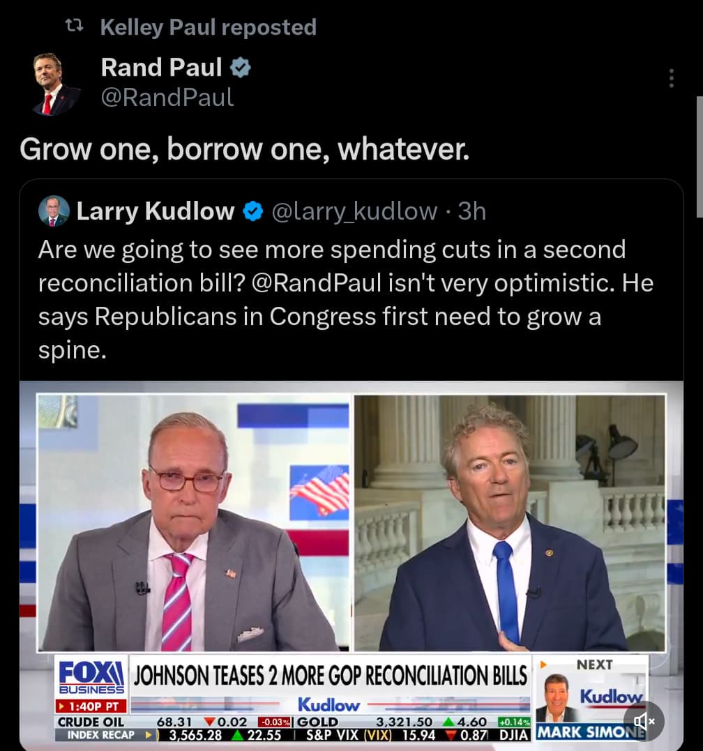Rand Paul: Republicans Need to Grow a SPINE - Rand Radio cover