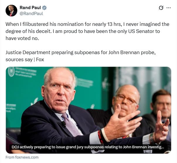 Ex-CIA Director John Brennan Is The Real Villain - Rand Radio cover