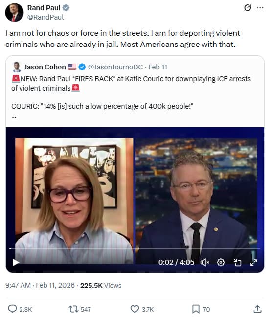 Rand Paul SUPPORTS Our ICE Agents - Rand Radio cover