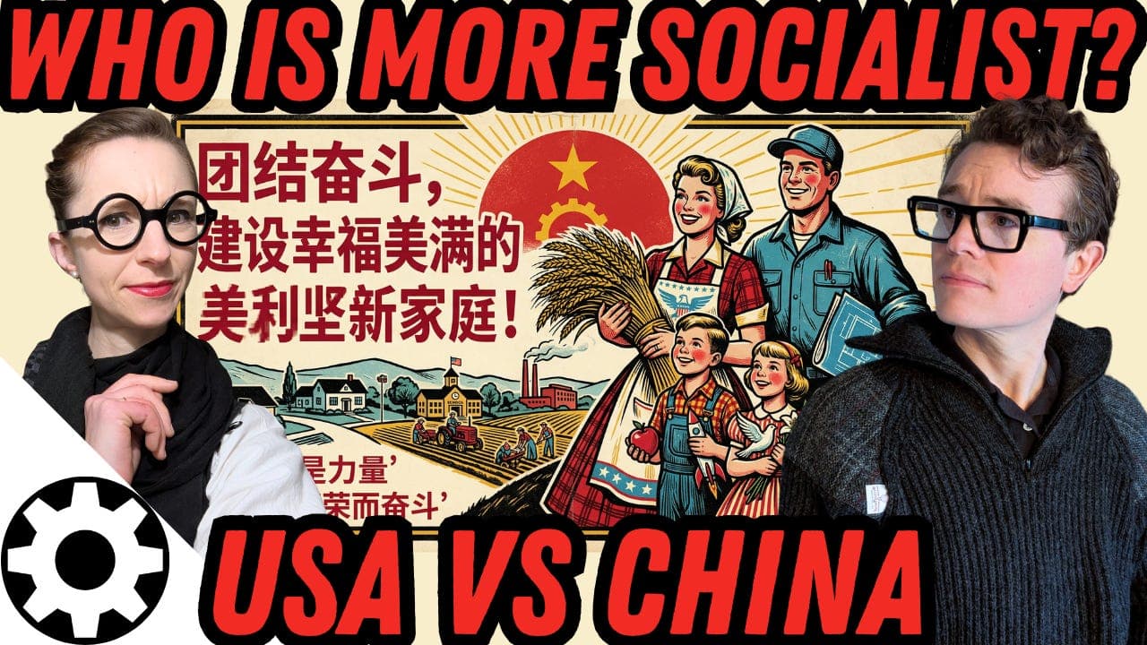 Who is REALLY More Socialist: The US or China (2026)? - Based Camp | Simone & Malcolm Collins cover