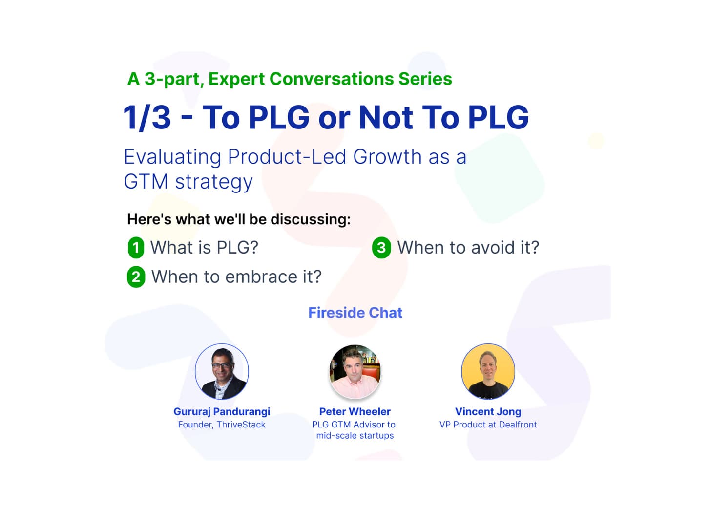 1/3 To PLG or Not To PLG - Thrivecast cover