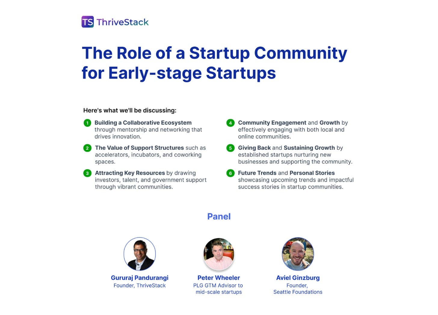 The Role of a Startup Community for Early-Stage Startups - Thrivecast cover