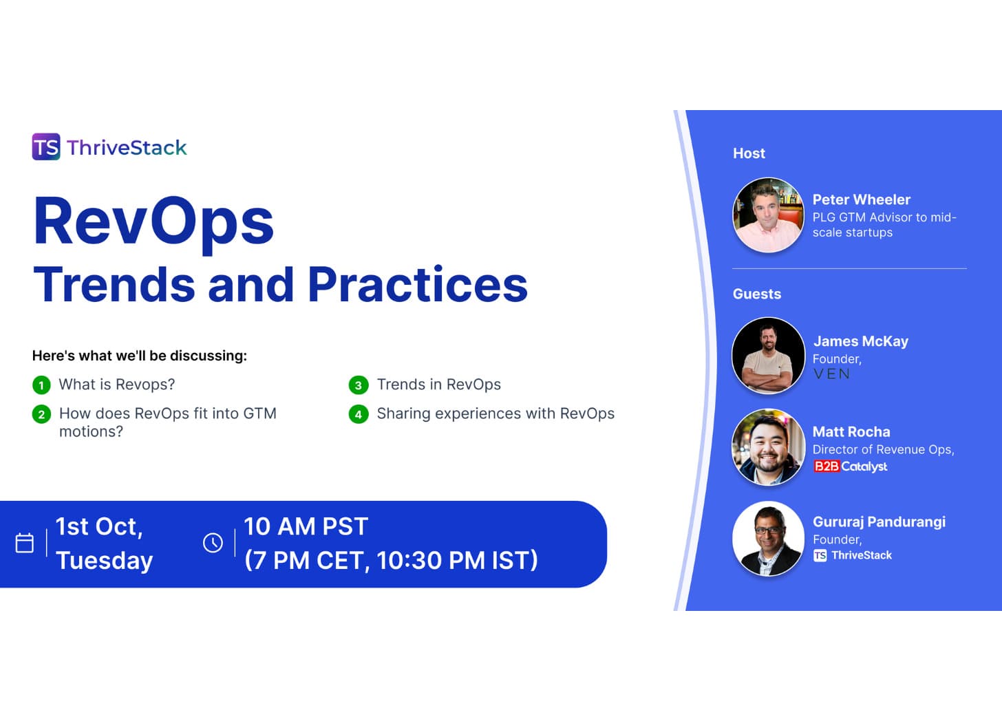 RevOps: Trends and Practices - Thrivecast cover