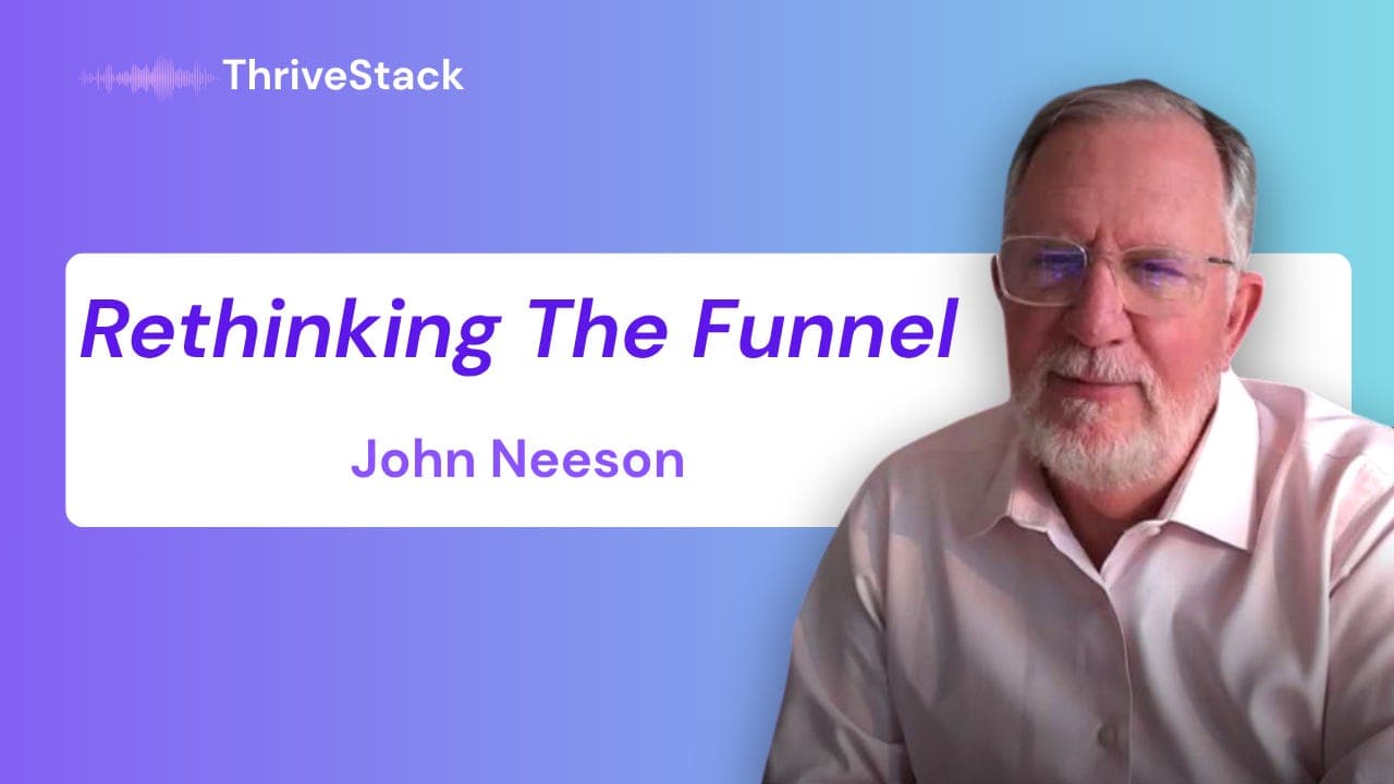 Rethinking the Funnel: How B2B Growth is Being Rewritten by AI - Thrivecast cover