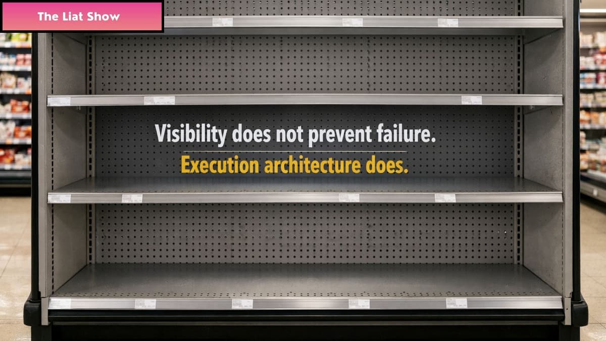 Empty Shelves and Full Warehouses: The Hidden Structural Failure in Food Planning - The Liat Show cover