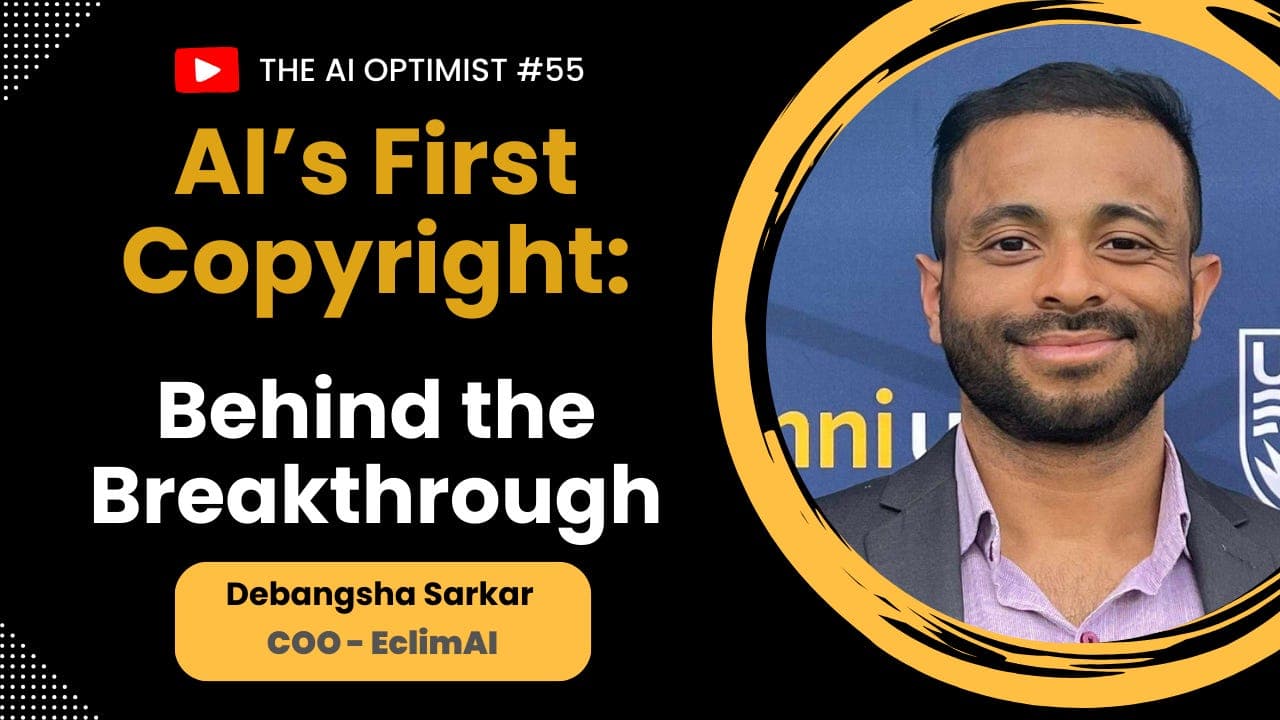 AI's First Copyright: Behind the Breakthrough  - The AI Optimist cover