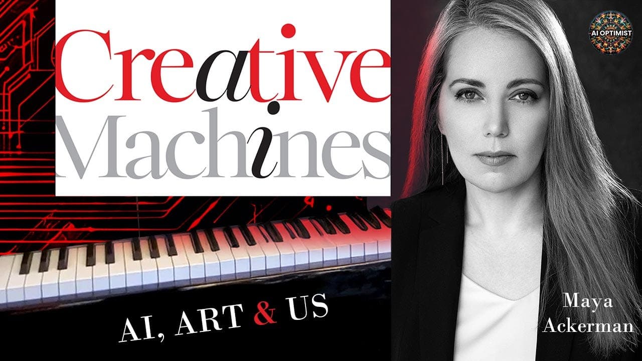 Creative Machines and Human Creativity: Building AI that Makes Us More Creative Instead of Replacing Us - The AI Optimist cover