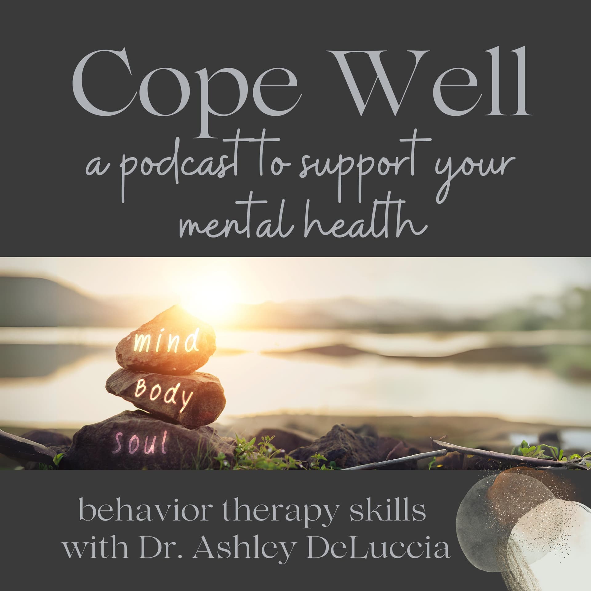 Simple Grounding Technique for Anxiety and Panic Attacks - Cope Well - Behavior Therapy Skills to support Mental Health and Well-being cover