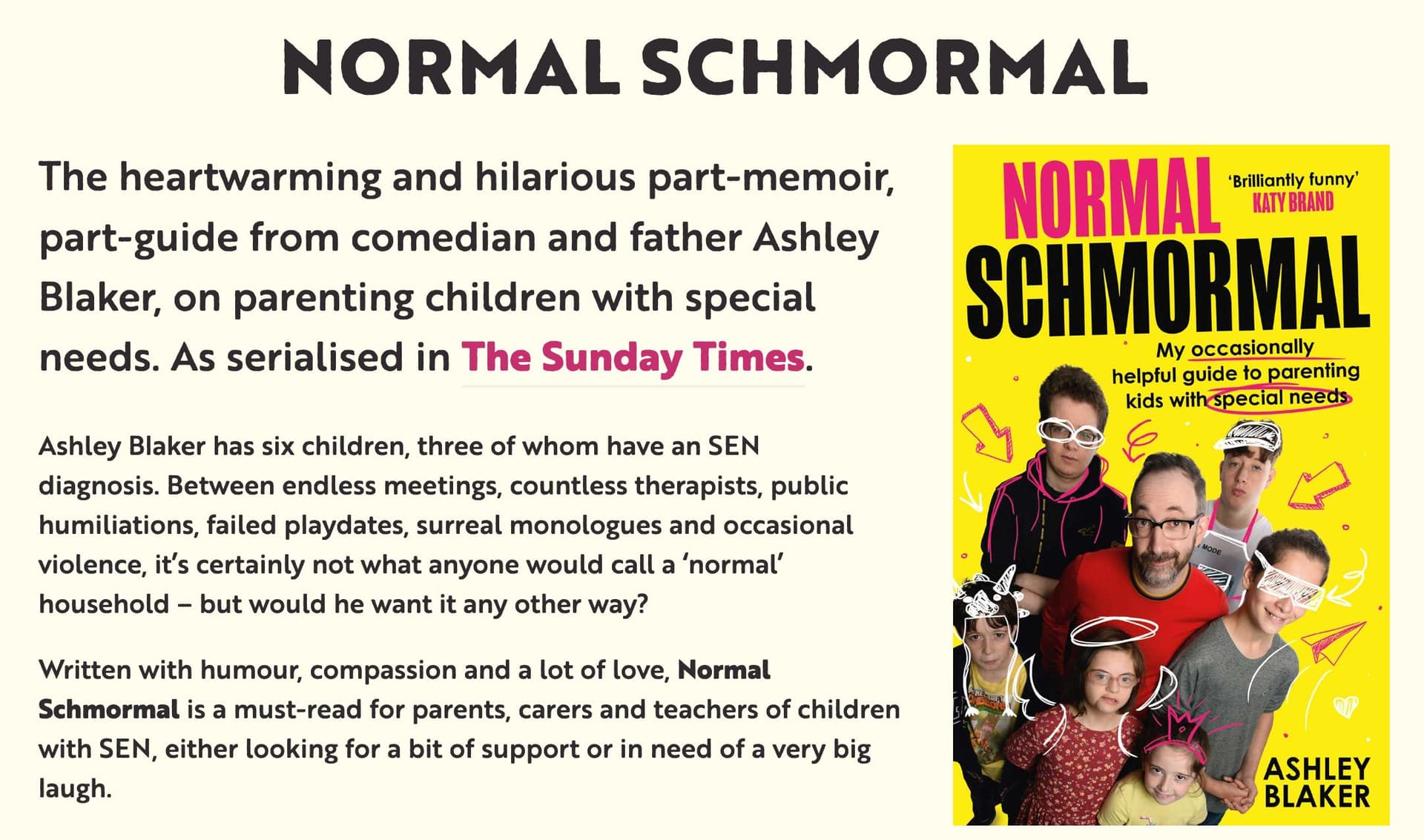 Ashley Blaker: Normal Schmormal - Stories About Autism cover
