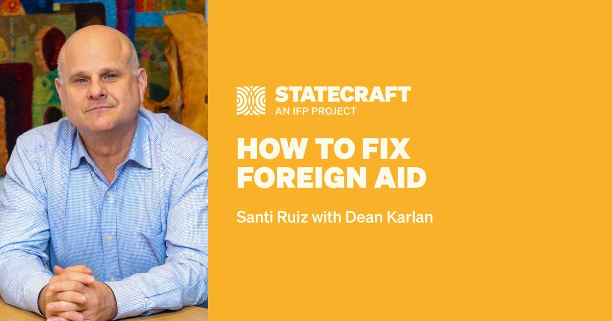 How to Fix Foreign Aid - Statecraft cover