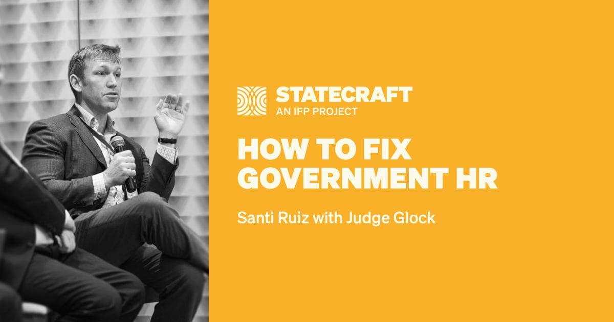 Four Ways to Fix Government HR - Statecraft cover