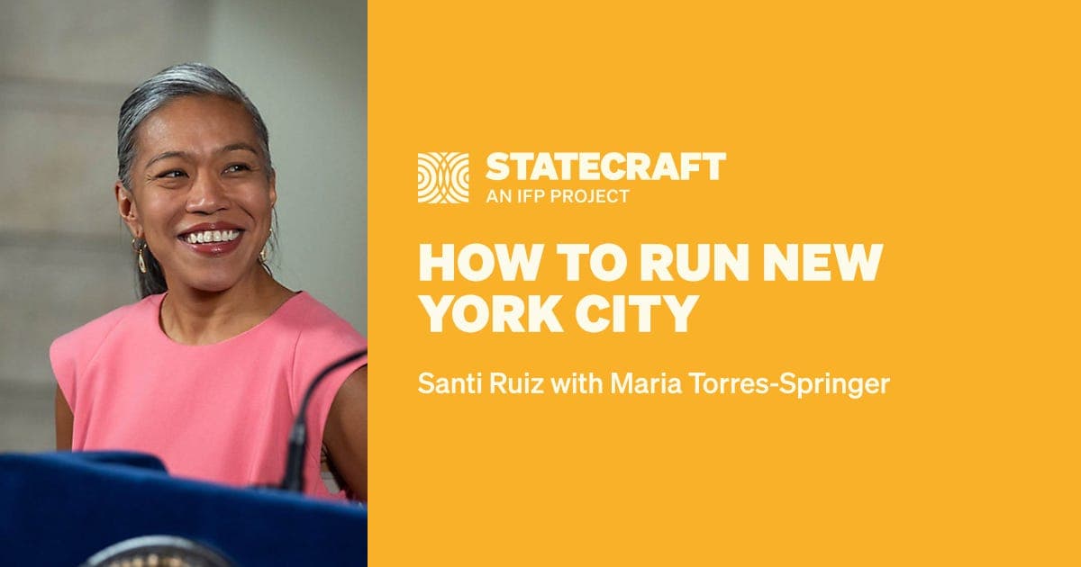 How to Run New York City - Statecraft cover