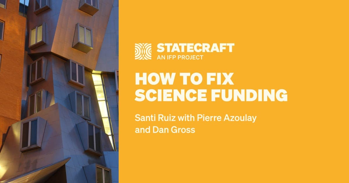 How to Save Science Funding - Statecraft cover