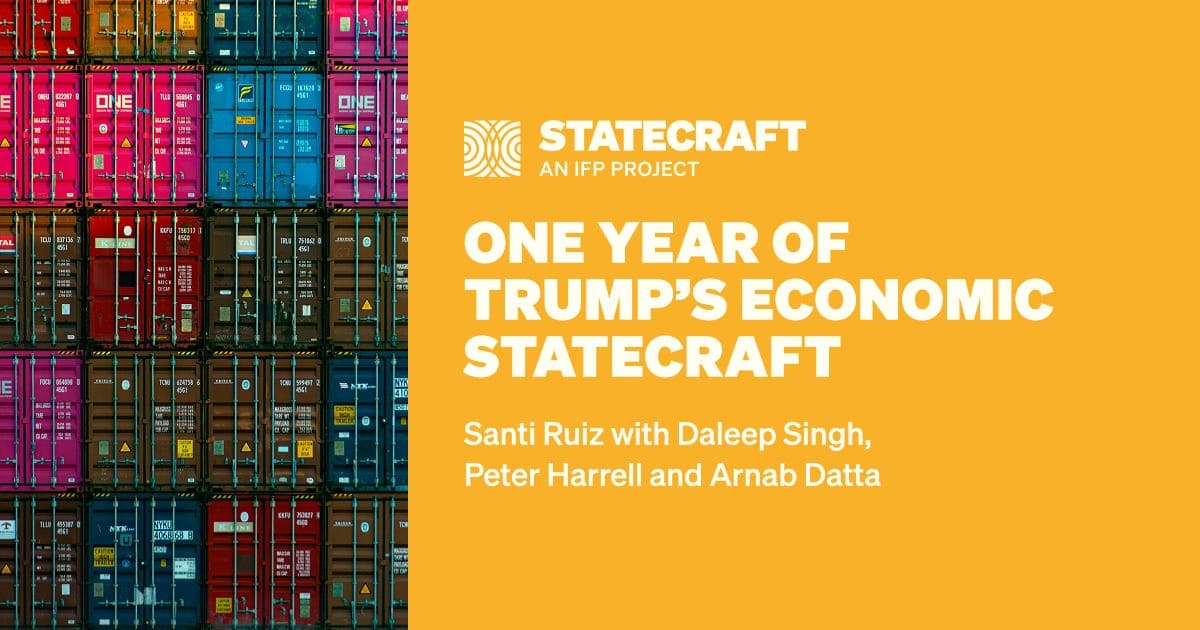 One Year of Trump’s Economic Statecraft - Statecraft cover