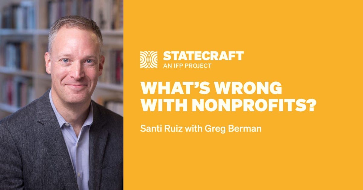 What’s Wrong with Nonprofits? - Statecraft cover
