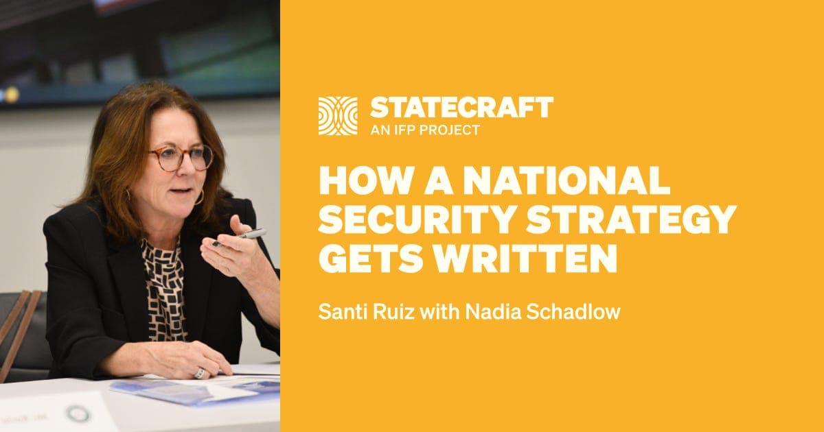 How the National Security Strategy Gets Made - Statecraft cover